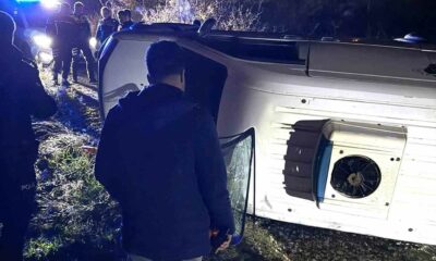 Polisten kaçarken kaza yapınca yakalandı