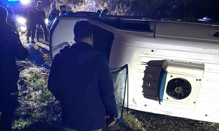 Polisten kaçarken kaza yapınca yakalandı