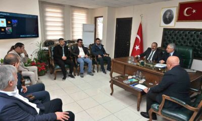 Mücahit Yanılmaz’dan Başkan Hamamcı’ya ziyaret