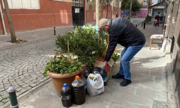 Bu muhtarlıkta her hafta yaklaşık 60 kilo atık yağ toplanıyor