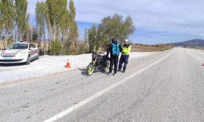 Kütahya’da jandarmadan motosiklet ve motorlu bisiklet denetimi