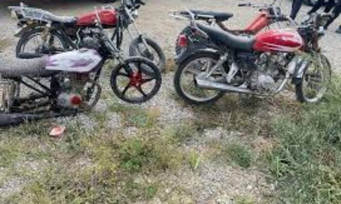 Motor ve şase numarası kazınmış 4 motosiklet ele geçirildi