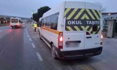 Denetlenen 215 servis aracından 29’u kusurlu çıktı